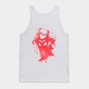 Girl Abstract - Red Tank Top